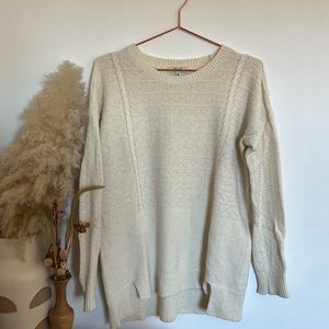 Madewell Cream Wool Blend Sweater